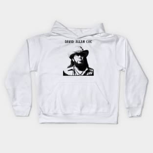 Retro David Allan Coe Kids Hoodie